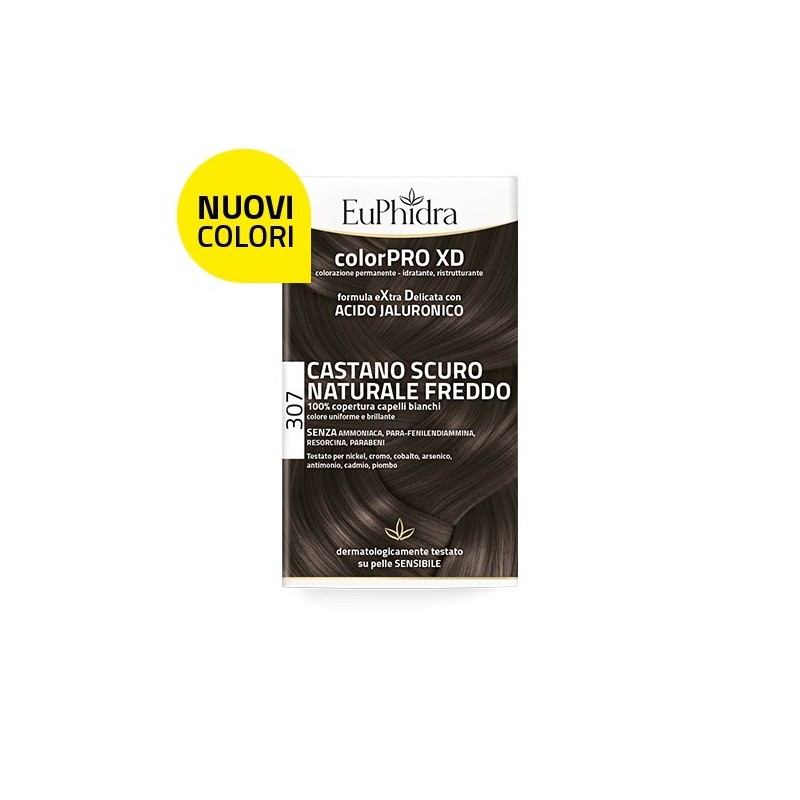 Colorpro XD 307 Castano Scuro Naturale Freddo Tinta per Capelli Euphidra