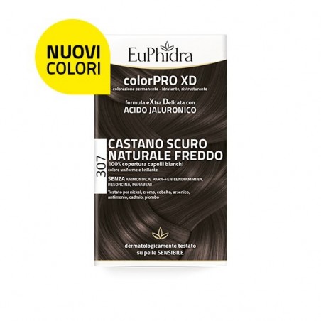 Colorpro XD 307 Castano Scuro Naturale Freddo Tinta per Capelli Euphidra