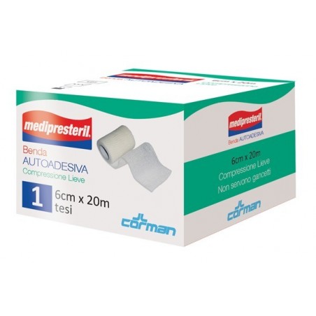 Corman Medipresteril Benda Autoadesiva 6x2000 Cm 1 Pezzo