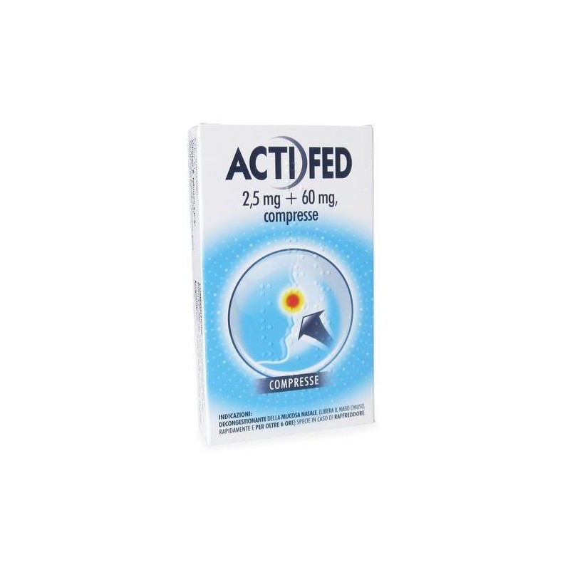 ACTIFED*12CPR 2,5MG+60MG