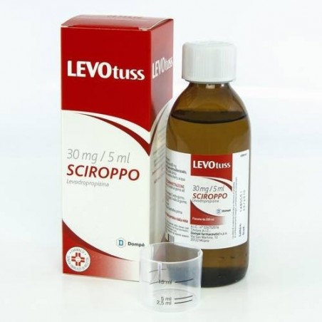 Levotuss Sciroppo Farmaco con levodropropizina Sedativo della Tosse 200 ml