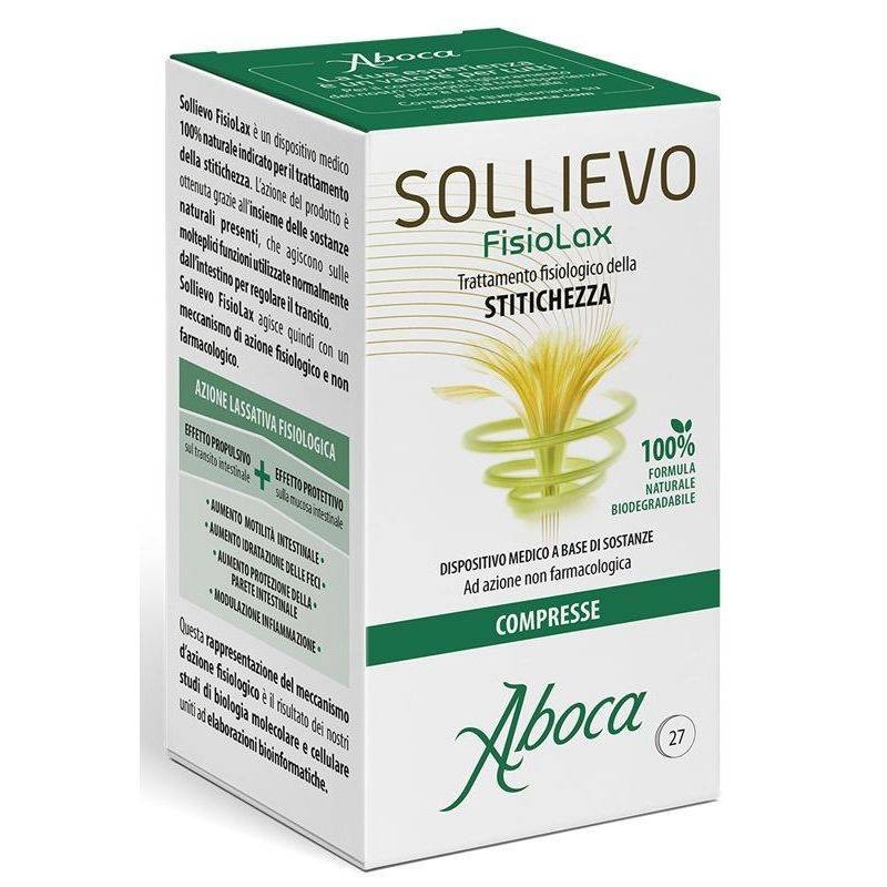 Aboca Societa' Agricola Sollievo Fisiolax 27 Compresse