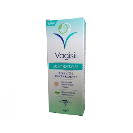 Combe Italia Vagisil Incontinence Care Crema 2in1 Lenisce & Rinfresca 30 G