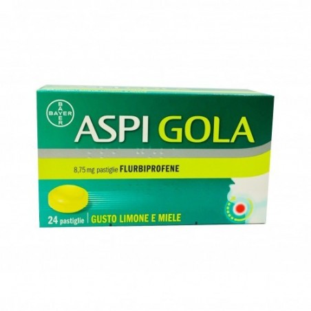 Bayer Aspi Gola 8,75 Mg Pastiglie Gusto Limone E Miele Flurbiprofene