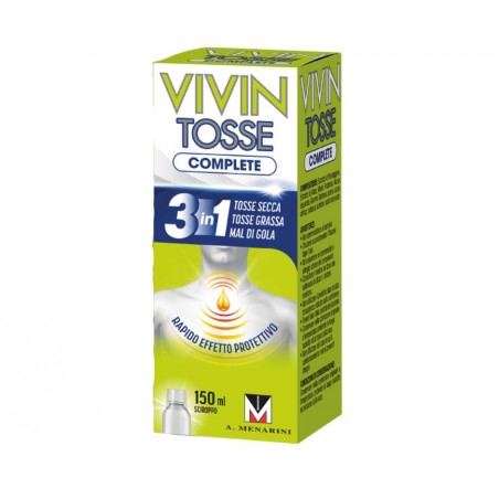 A. Menarini Ind. Farm. Riun. Vivin Tosse Complete Sciroppo Per Tosse 150 Ml