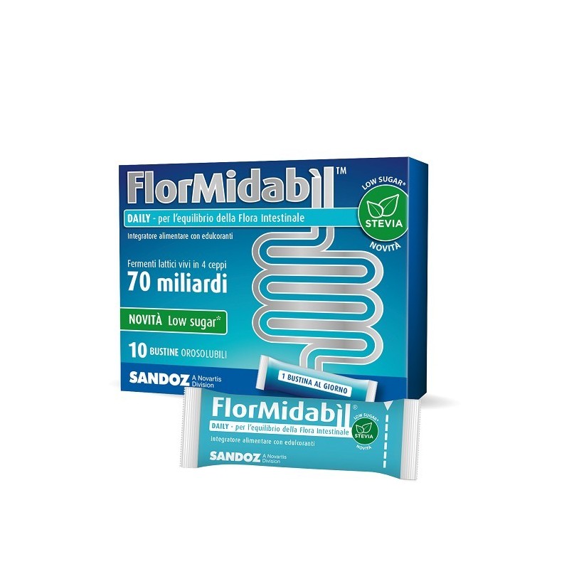 Polifarma Flormidabil Daily 10 Bustine Con Stevia