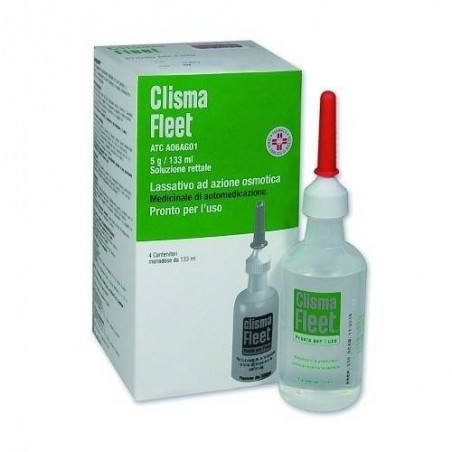 Casen Recordati Sl Clisma Fleet 21,4 G/9,4 G Soluzione Rettale Sodio Diidrogeno Fosfato Diidrato/disodio Idrogeno Fosfato Dodeca