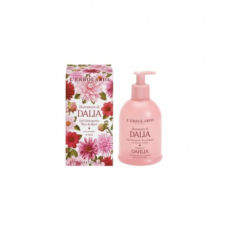 L'Erbolario Sfumature di Dalia Gel Detergente Viso e Mani con Tappo Erogatore 280 ml