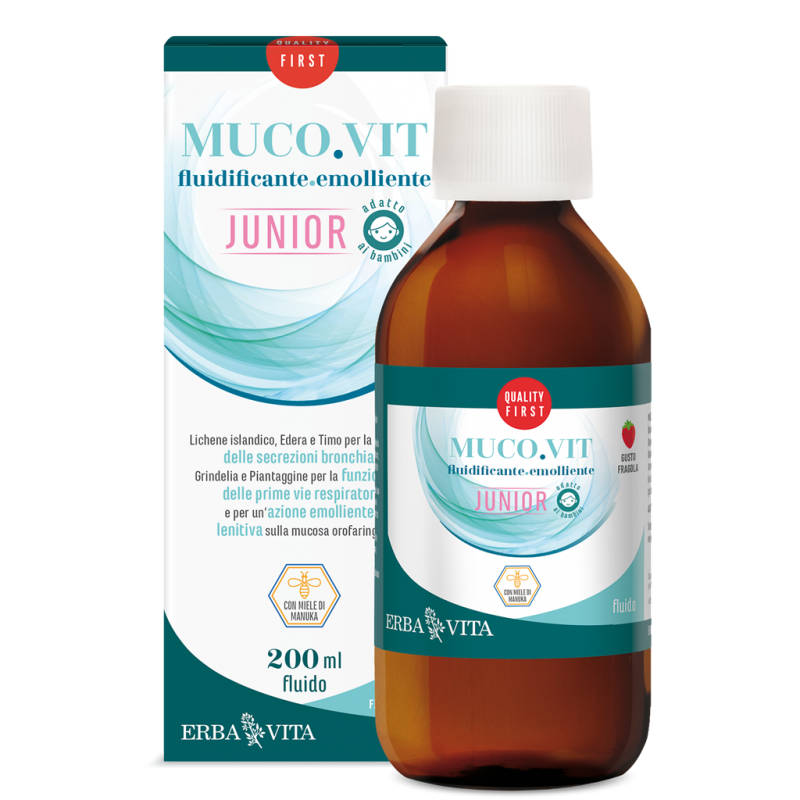 Erba Vita Group Mucovit Fluido Bambini 200 Ml