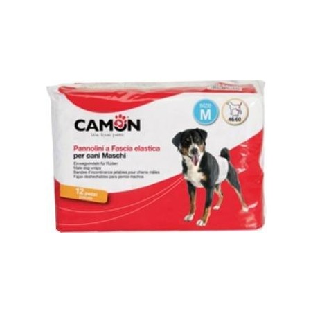 Camon Pannolini A Fascia Cani Maschi Misura 2 12 Pezzi