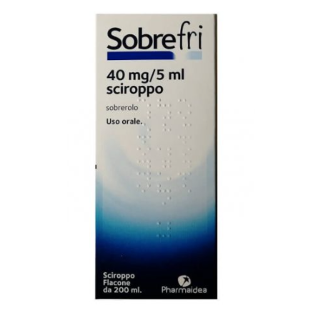 Pharmaidea Sobrefri 40 Mg/5 Ml Sciroppo Monodose Sobrefri 40 Mg/5 Ml Sciroppo Sobrerolo