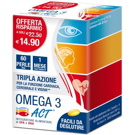 F&f Omega 3 Act 60 Perle Mini