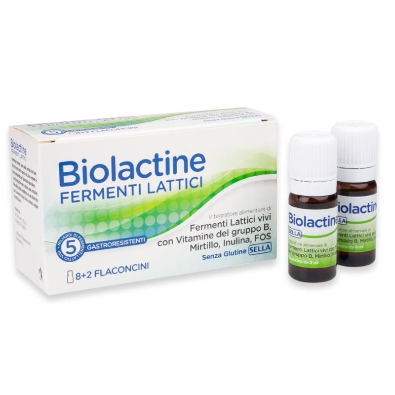 Sella Biolactine Intestino 5mld 10 Flaconcini 9 Ml