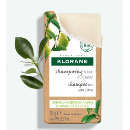 Klorane Shampoo Solido Cedro 80 G