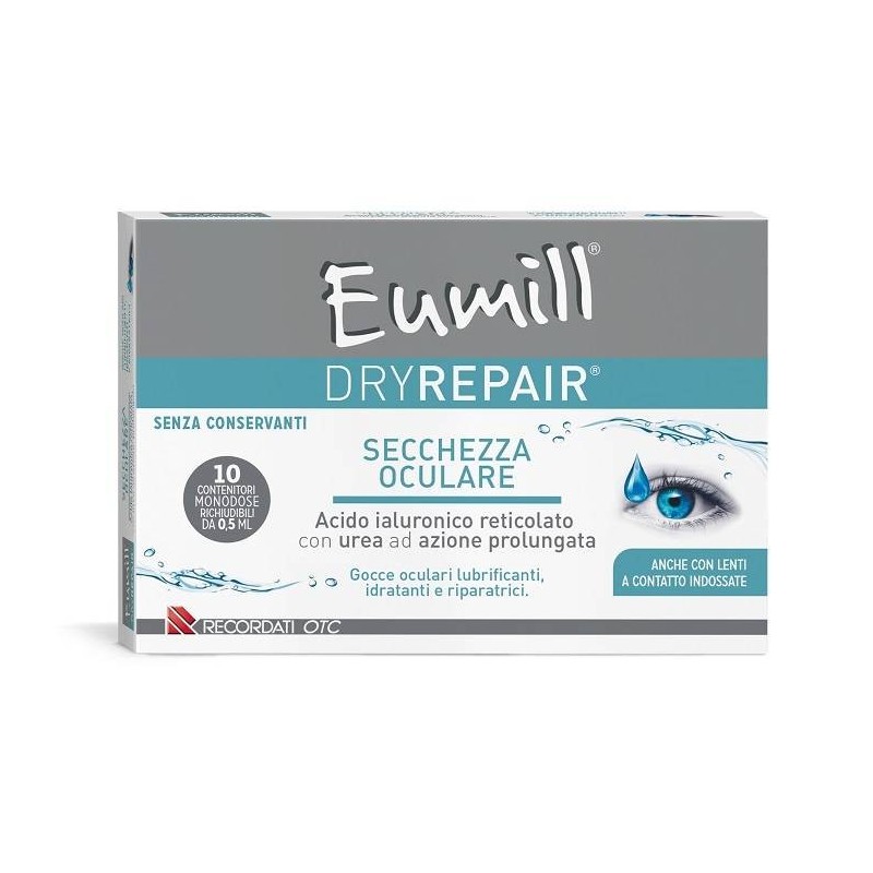 Recordati Eumill Dryrepair Gocce Oculari 10 Pezzi Da 0,5 Ml