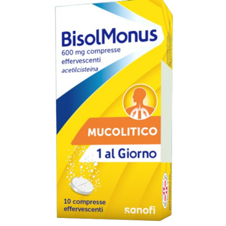 Opella Healthcare Italy Bisolmonus 600 Mg Compresse Effervescenti Acetilcisteina Medicinale Equivalente