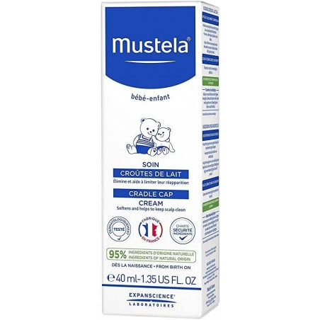 Lab. Expanscience Italia Mustela Trattamento Crosta Lattea 2019 40 Ml