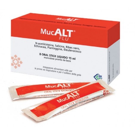 Ddfarma Mucalt Flu 8 Oral Stick Monodose