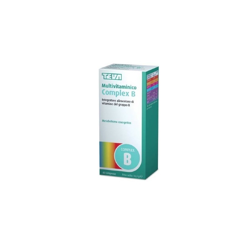 Teva Italia Multivitaminico Complex B Teva 40 Compresse 16,4 G