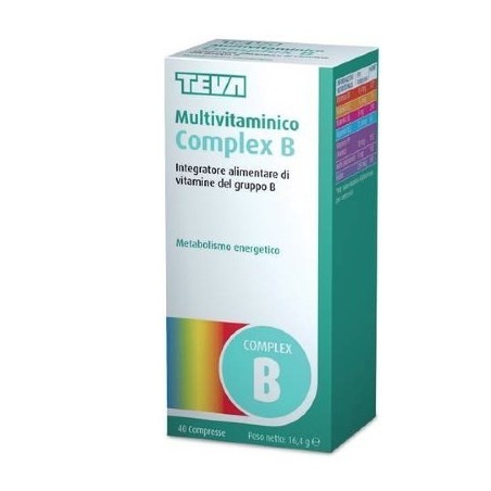 Teva Italia Multivitaminico Complex B Teva 40 Compresse 16,4 G