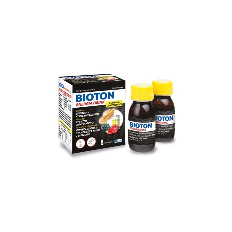 Sella Bioton Energia Drink 4 Flaconcini X 50 Ml