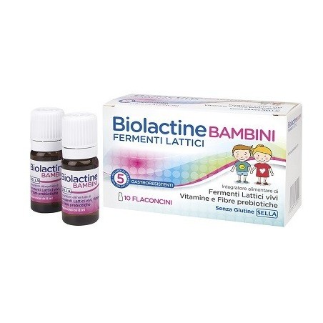 Sella Biolactine Bambini 10 Flaconcini 8 Ml