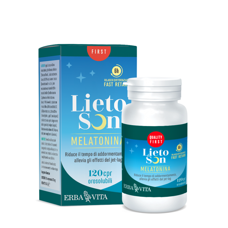 Erba Vita Group Lietoson Melatonina 120 Compresse Orosolubili