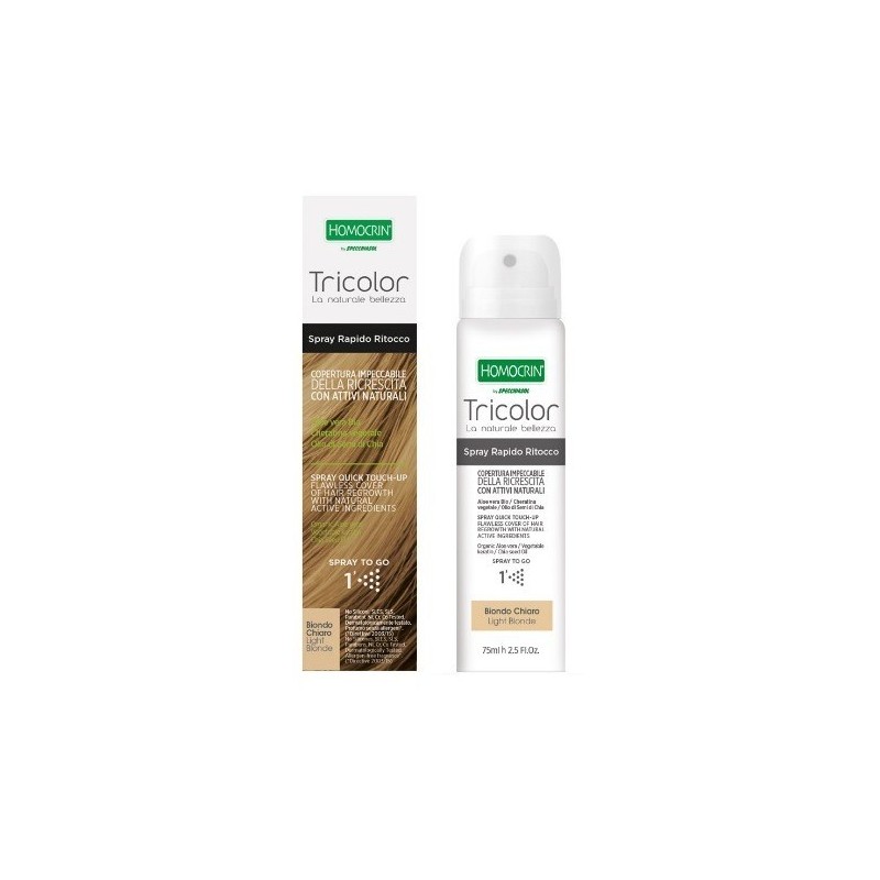 Specchiasol Tricolor Spray Ritocco Biondo Chiaro 75 Ml