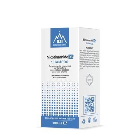 Idi Farmaceutici Nicotinamide Ds Shampoo Senza Profumo 100 Ml