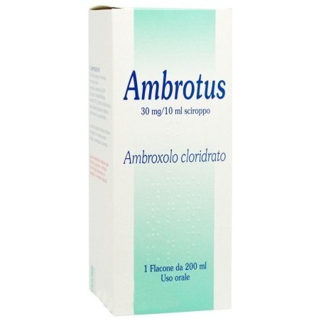 Epifarma Ambrotus 30 Mg/10 Ml Sciroppo Flacone 200 Ml Ambrotus 30 Mg/10 Ml Sciroppo Contenitori Monodose 10 Ml Ambroxolo Cloridr