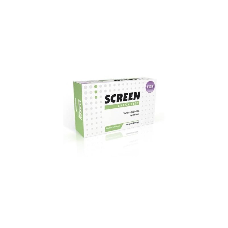 Screen Pharma S Test Rapido Presenza Di Sangue Occulto Nelle Feci Screen Test Fob