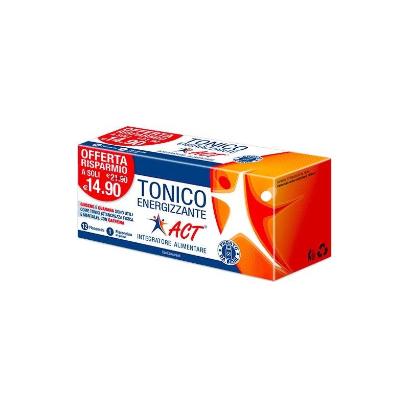 F&f Tonico Energizzante Act 12 Flaconcini X 10 Ml