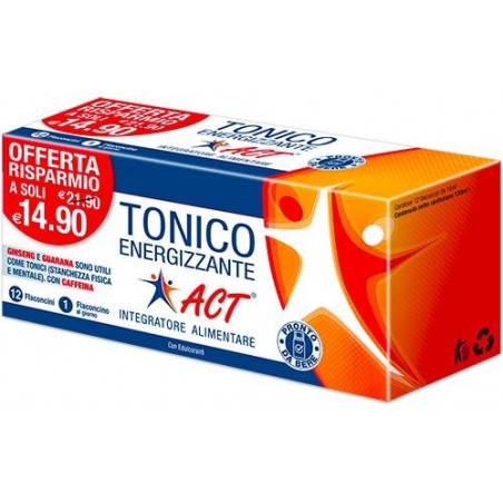 F&f Tonico Energizzante Act 12 Flaconcini X 10 Ml