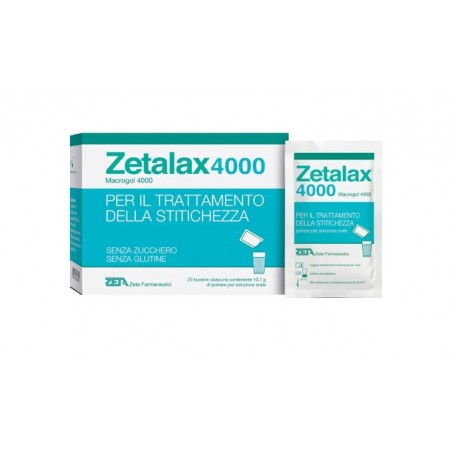 Zeta Farmaceutici Zetalax 4000 20 Bustine Da 10,7 G