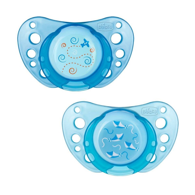 Chicco Succhicco Air Boy Silicone 0-6 Mesi 2 Pezzi