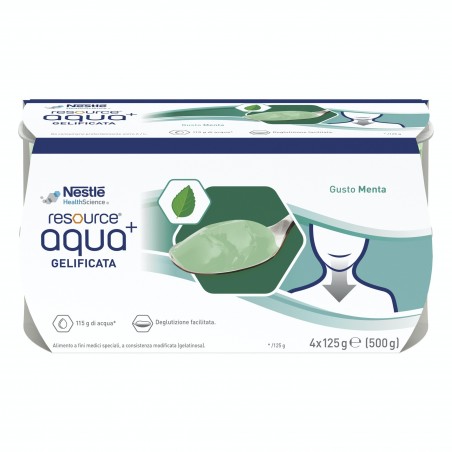 Nestle' It. Resource Aqua Acqua Gelificata+mint Cup 6 4x125 G