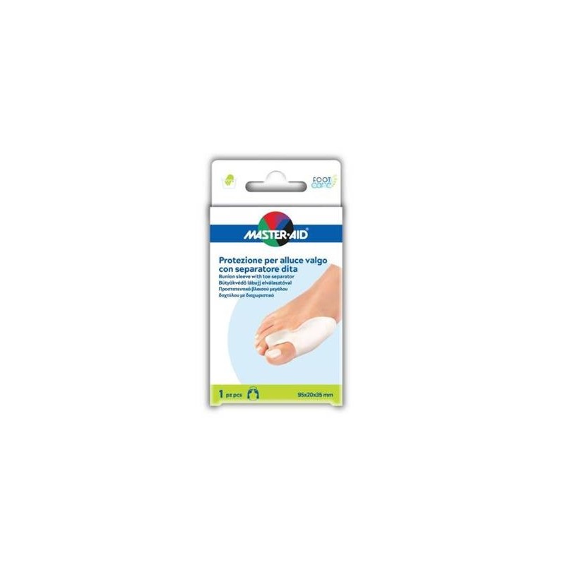 Pietrasanta Pharma Protezione Master-aid Footcare Per Alluce Valgo Con Separatore Dita Integrato 1 Pezzo D9