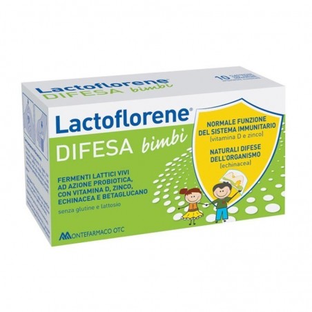 Montefarmaco Otc Lactoflorene Difesa Bambini 10 Flaconi 100 Ml