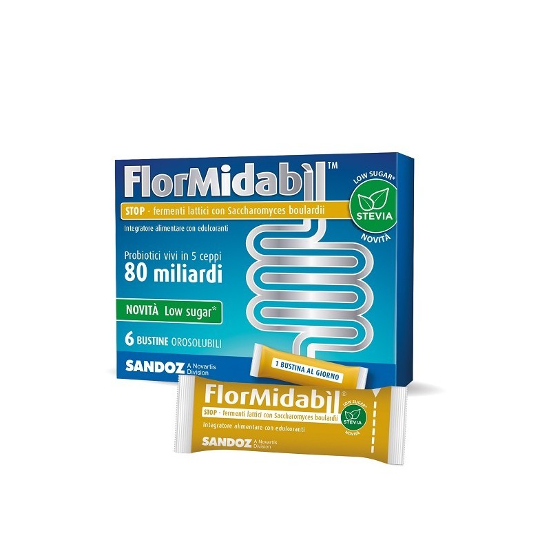 Polifarma Flormidabil Stop 6 Bustine Con Stevia