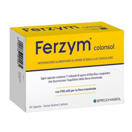 Specchiasol Ferzym Colonsol 40 Capsule