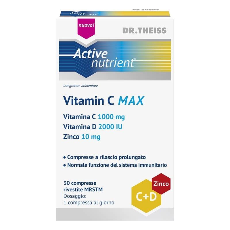 Naturwaren Italia Theiss An Vitamin C Max 30 Compresse