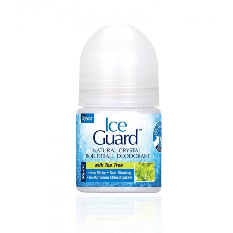 Optima Naturals Ice Guard Deodorante Roll On Tea Tree 50 Ml