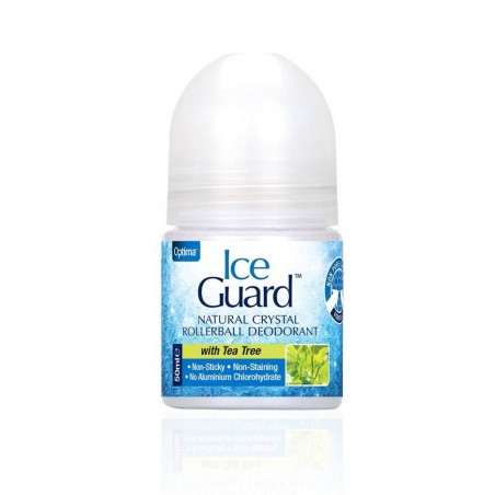 Optima Naturals Ice Guard Deodorante Roll On Tea Tree 50 Ml