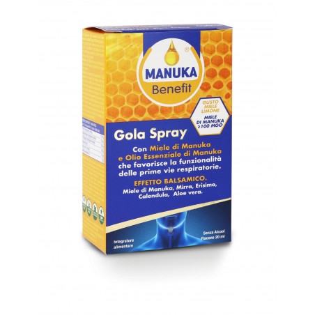 Optima Naturals Manuka Benefit Gola Spray 20 Ml