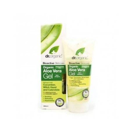 Optima Naturals Dr Organic Aloe Cucumber Gel Gel Corpo Cetriolo Calendula Amamelide 200 Ml