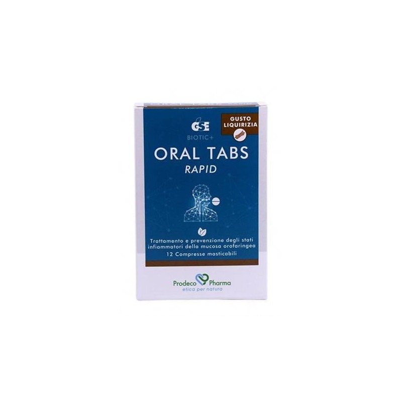 Prodeco Pharma Gse Oral Tabs Rapid Liquirizia 12 Compresse