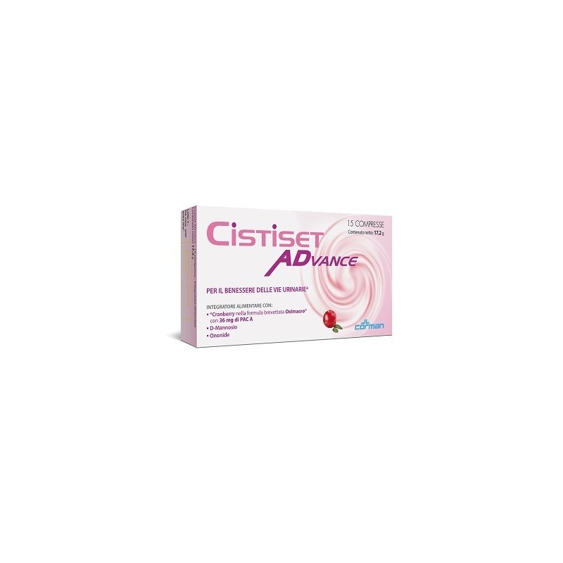 Corman Cistiset Advance 15 Compresse