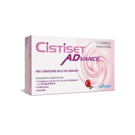 Corman Cistiset Advance 15 Compresse