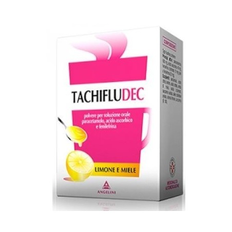 Tachifludec Gusto Limone e Miele Farmaco Antinfluenzale 16 Bustine