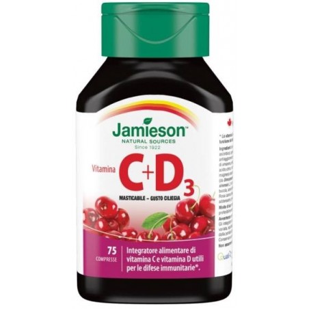 Biovita Jamieson Vitamina C 500 + D 75 Compresse